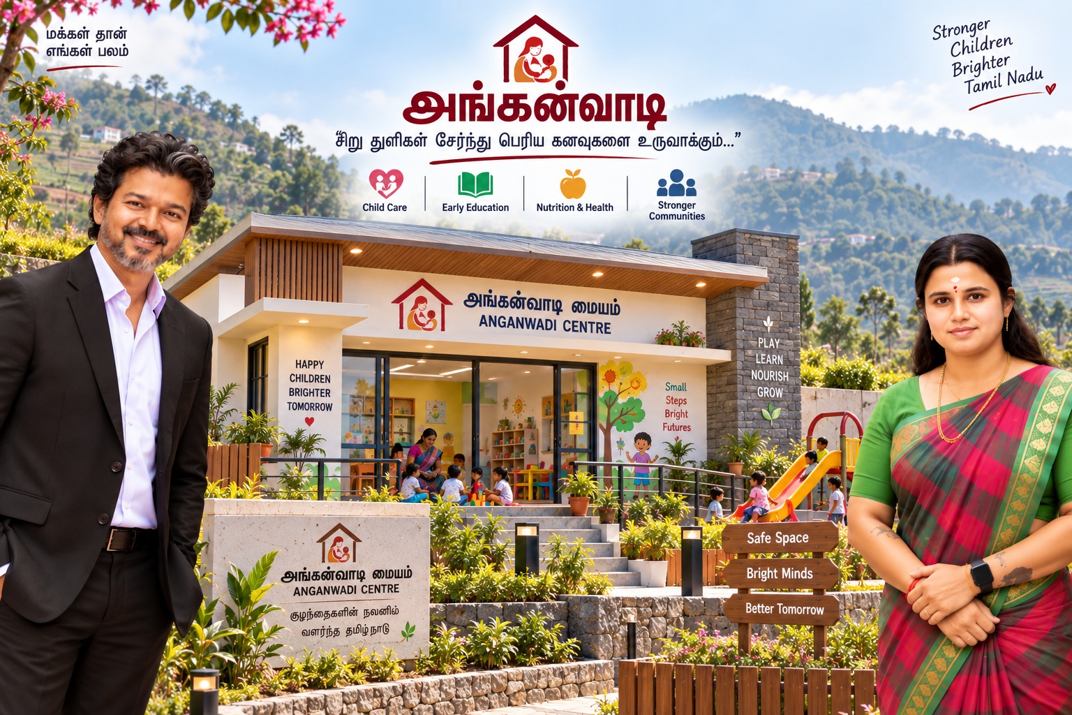 மலைப்பகுதிகளில் மாதிரி குழந்தைகள் மையங்கள்