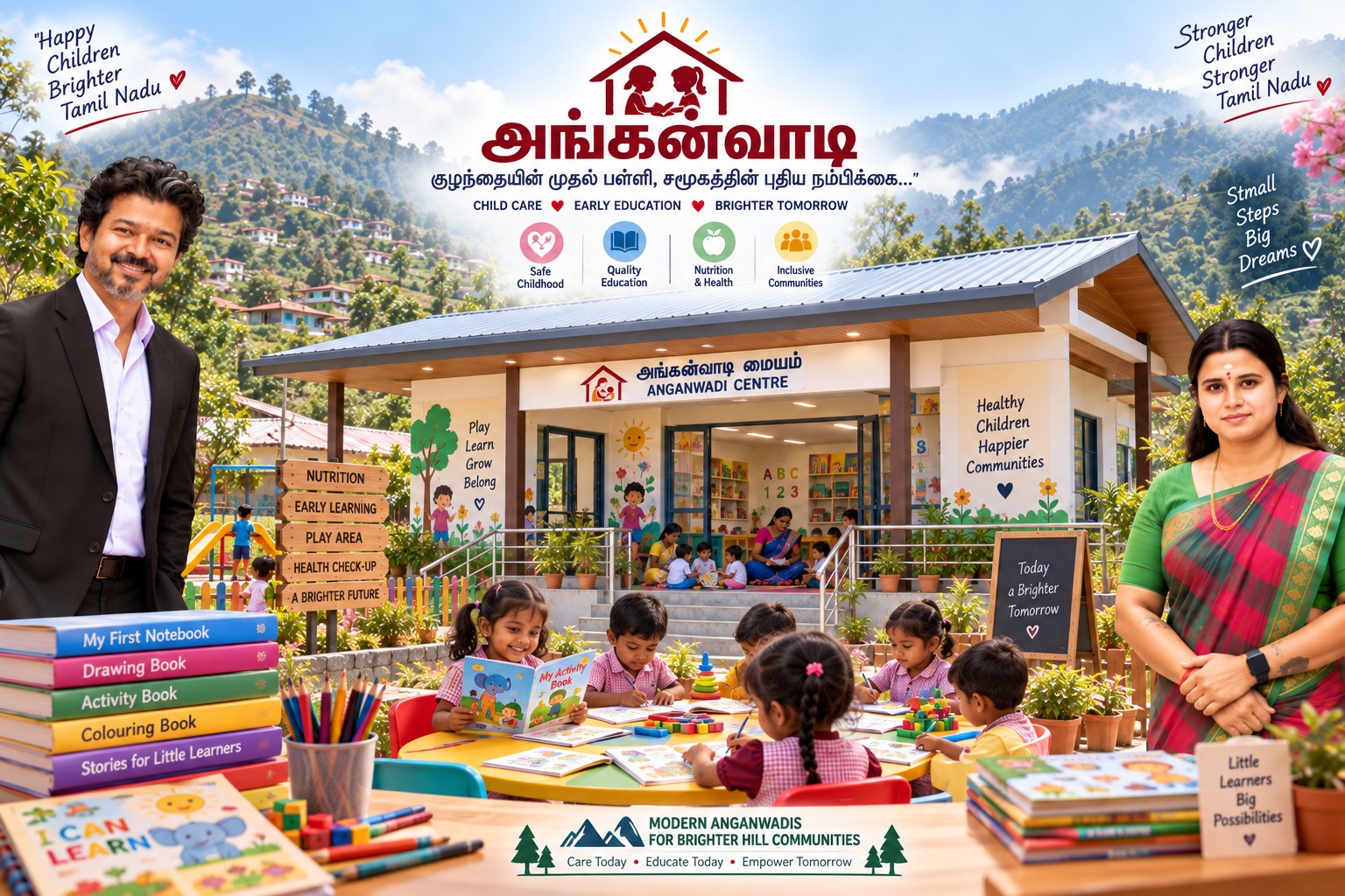 குழந்தைகளுக்கு நோட்டுப் புத்தகங்கள் மற்றும் செயல்பாட்டு புத்தகங்கள்